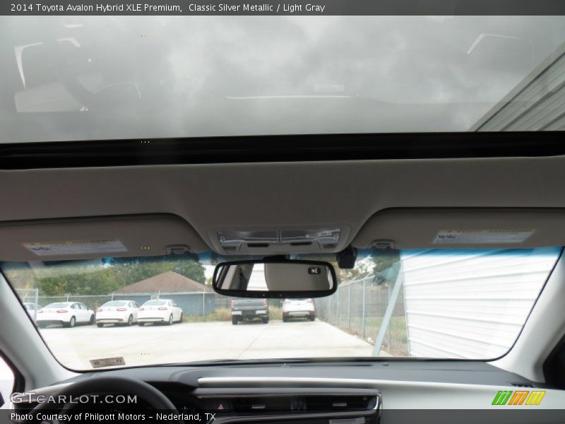 Classic Silver Metallic / Light Gray 2014 Toyota Avalon Hybrid XLE Premium