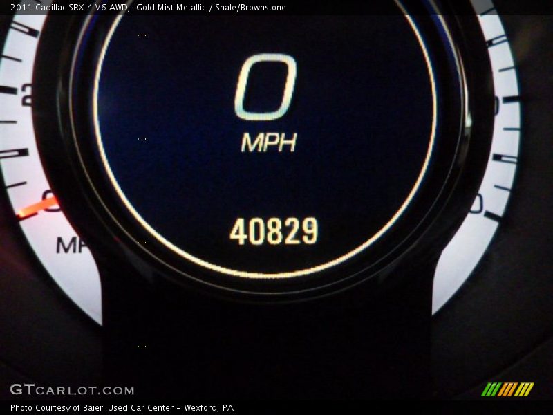 Gold Mist Metallic / Shale/Brownstone 2011 Cadillac SRX 4 V6 AWD