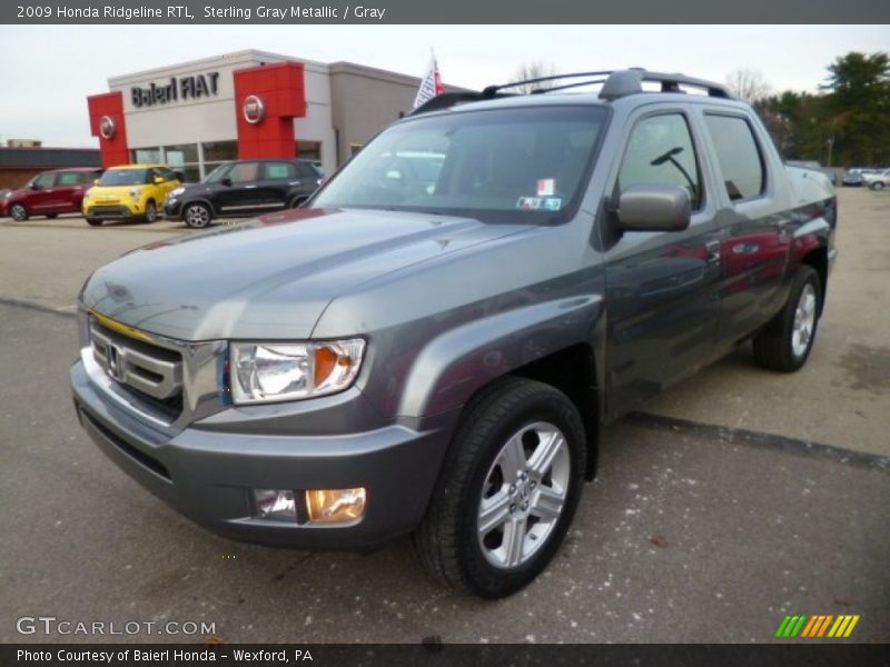 Sterling Gray Metallic / Gray 2009 Honda Ridgeline RTL