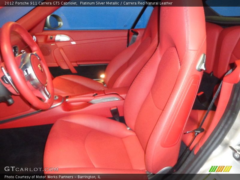 Front Seat of 2012 911 Carrera GTS Cabriolet