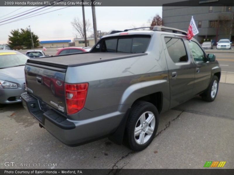 Sterling Gray Metallic / Gray 2009 Honda Ridgeline RTL