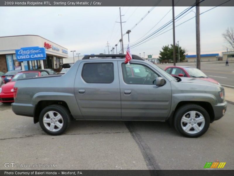 Sterling Gray Metallic / Gray 2009 Honda Ridgeline RTL