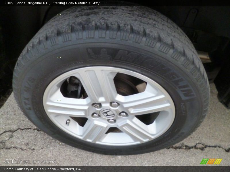 Sterling Gray Metallic / Gray 2009 Honda Ridgeline RTL