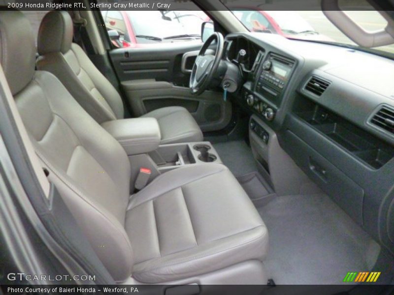 Sterling Gray Metallic / Gray 2009 Honda Ridgeline RTL