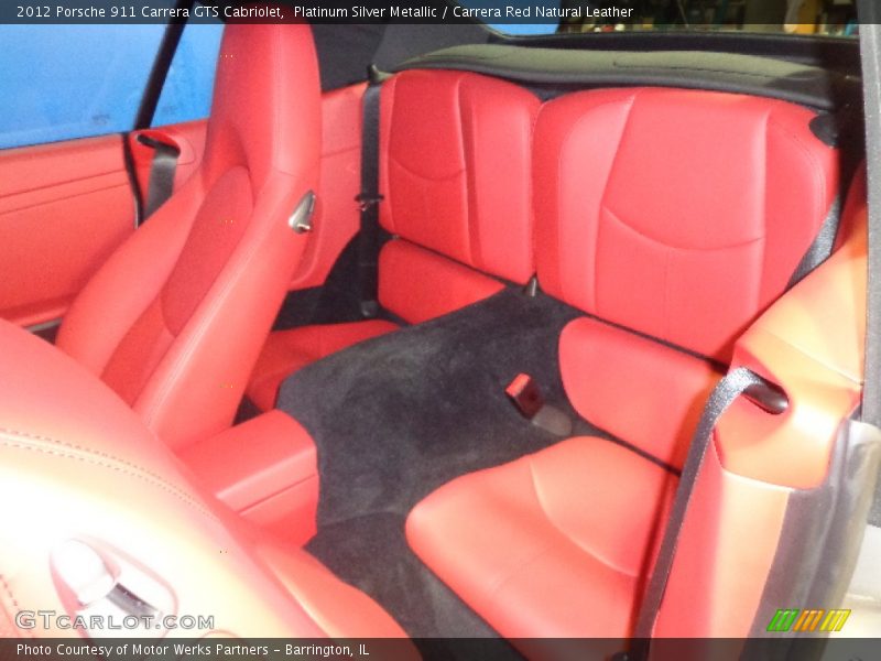 Rear Seat of 2012 911 Carrera GTS Cabriolet
