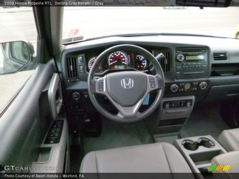 Sterling Gray Metallic / Gray 2009 Honda Ridgeline RTL