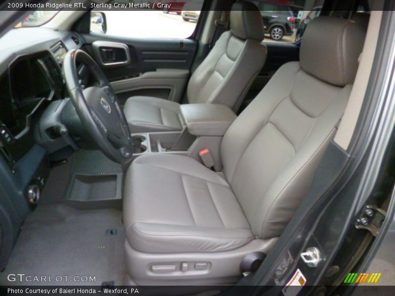 Sterling Gray Metallic / Gray 2009 Honda Ridgeline RTL