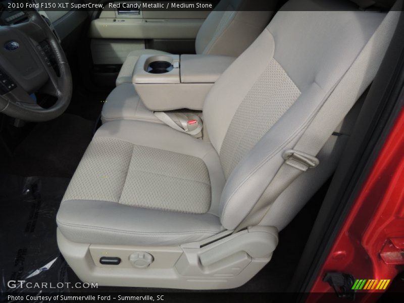 Red Candy Metallic / Medium Stone 2010 Ford F150 XLT SuperCrew