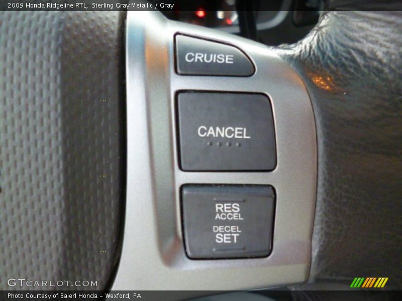 Sterling Gray Metallic / Gray 2009 Honda Ridgeline RTL