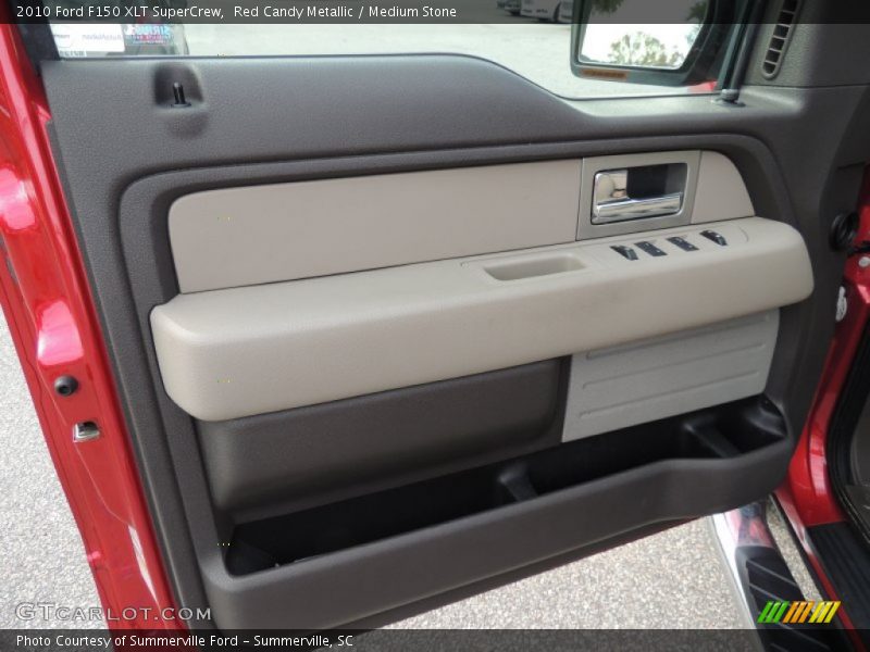 Red Candy Metallic / Medium Stone 2010 Ford F150 XLT SuperCrew