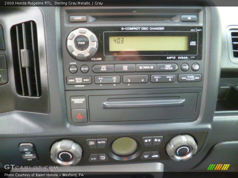 Sterling Gray Metallic / Gray 2009 Honda Ridgeline RTL