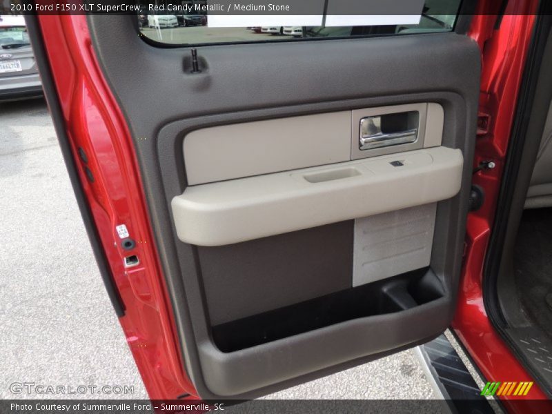 Red Candy Metallic / Medium Stone 2010 Ford F150 XLT SuperCrew