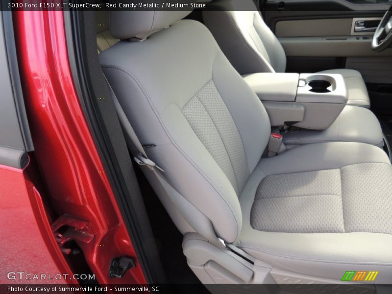 Red Candy Metallic / Medium Stone 2010 Ford F150 XLT SuperCrew