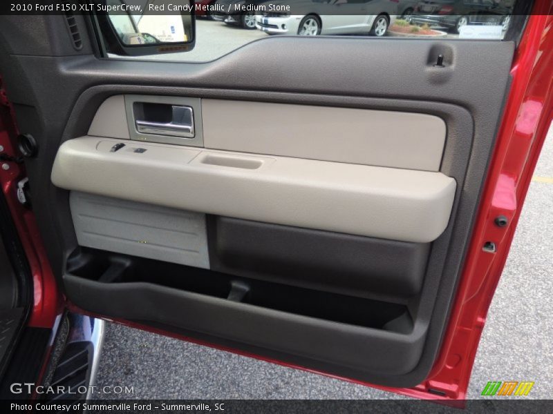 Red Candy Metallic / Medium Stone 2010 Ford F150 XLT SuperCrew