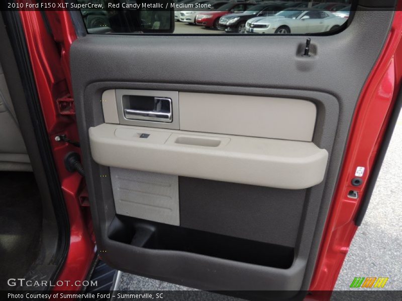 Red Candy Metallic / Medium Stone 2010 Ford F150 XLT SuperCrew