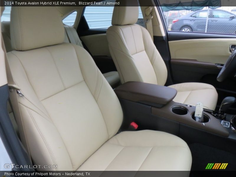 Blizzard Pearl / Almond 2014 Toyota Avalon Hybrid XLE Premium