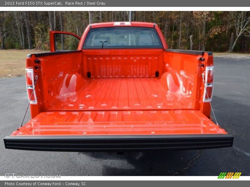 Race Red / Steel Gray 2013 Ford F150 STX SuperCab