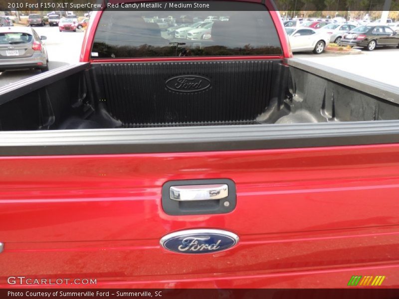 Red Candy Metallic / Medium Stone 2010 Ford F150 XLT SuperCrew