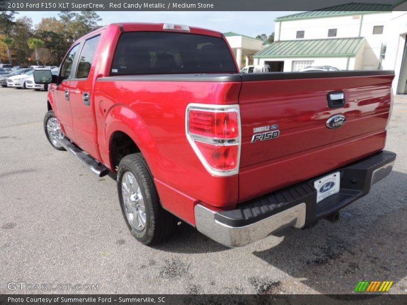 Red Candy Metallic / Medium Stone 2010 Ford F150 XLT SuperCrew