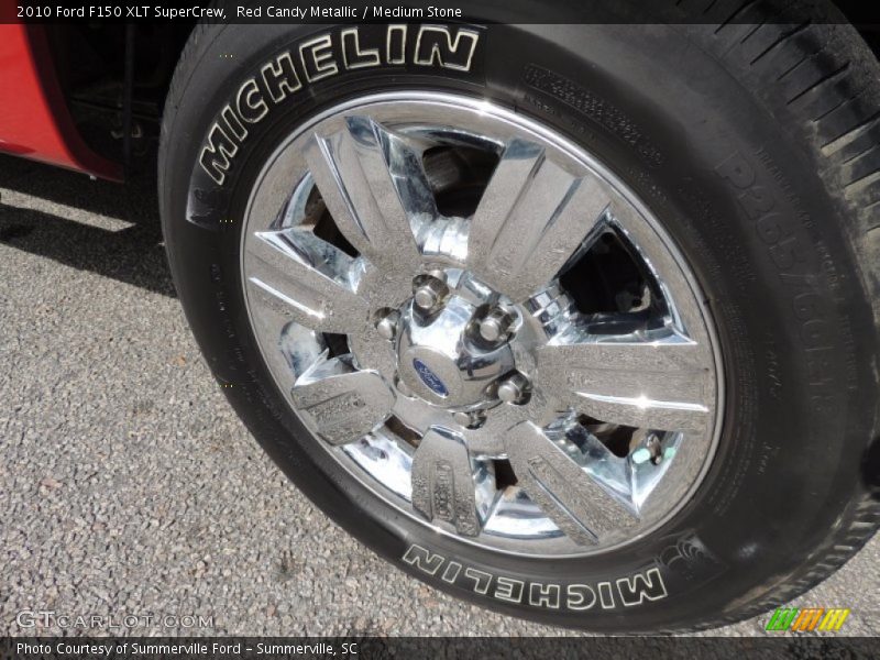 Red Candy Metallic / Medium Stone 2010 Ford F150 XLT SuperCrew