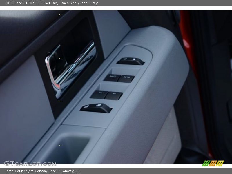 Race Red / Steel Gray 2013 Ford F150 STX SuperCab