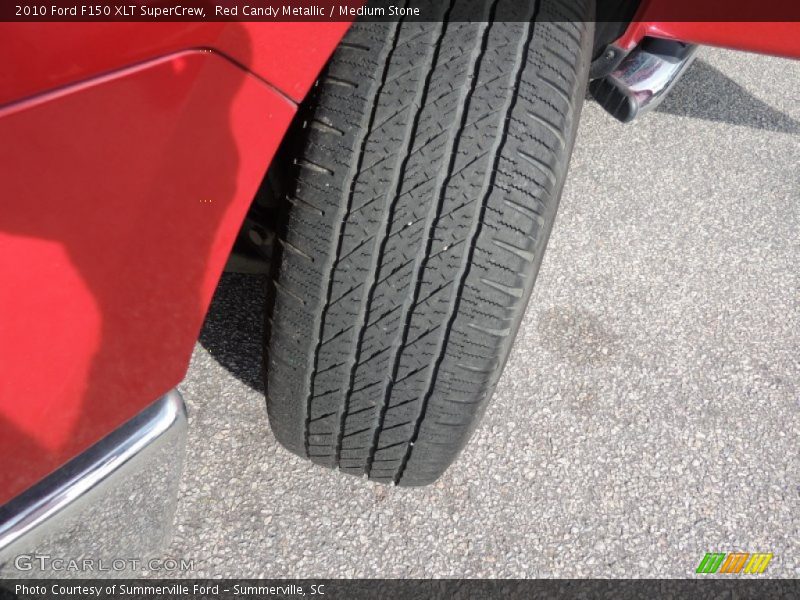 Red Candy Metallic / Medium Stone 2010 Ford F150 XLT SuperCrew