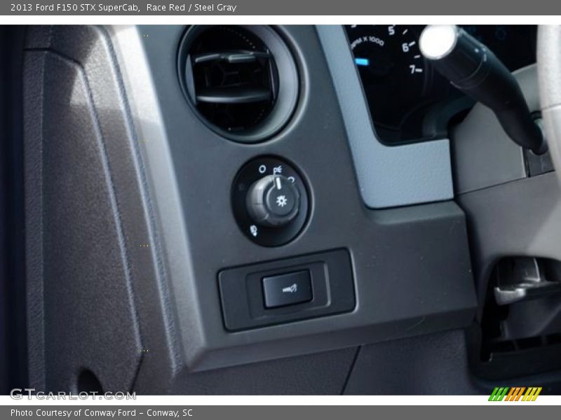 Race Red / Steel Gray 2013 Ford F150 STX SuperCab
