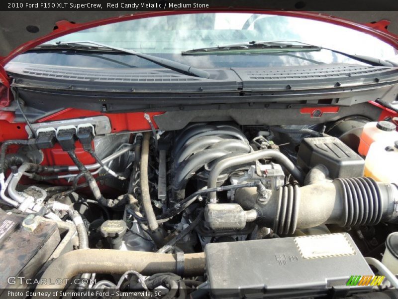 Red Candy Metallic / Medium Stone 2010 Ford F150 XLT SuperCrew