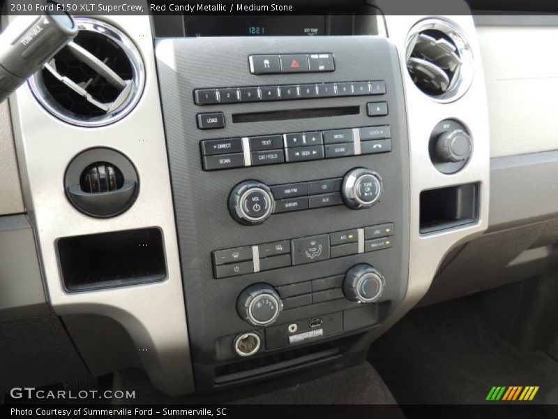 Red Candy Metallic / Medium Stone 2010 Ford F150 XLT SuperCrew