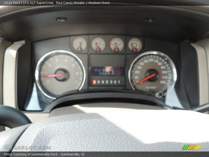 Red Candy Metallic / Medium Stone 2010 Ford F150 XLT SuperCrew