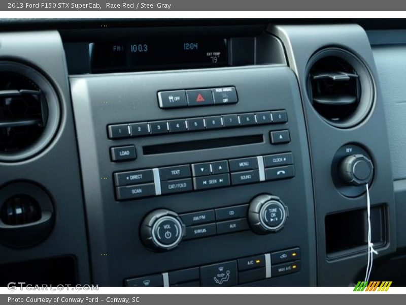 Race Red / Steel Gray 2013 Ford F150 STX SuperCab