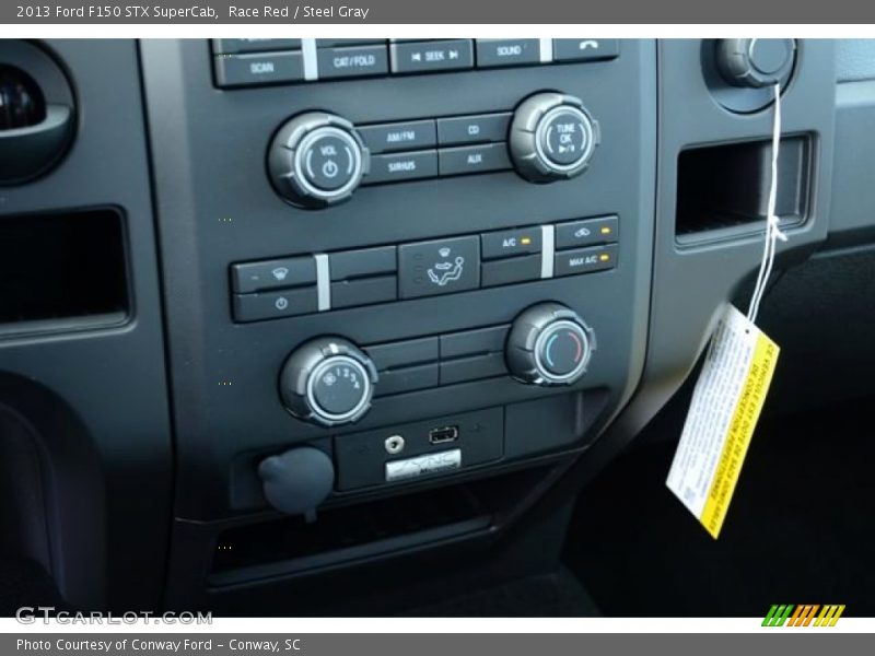Race Red / Steel Gray 2013 Ford F150 STX SuperCab