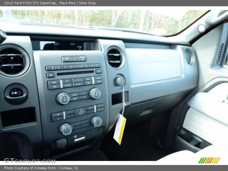 Race Red / Steel Gray 2013 Ford F150 STX SuperCab
