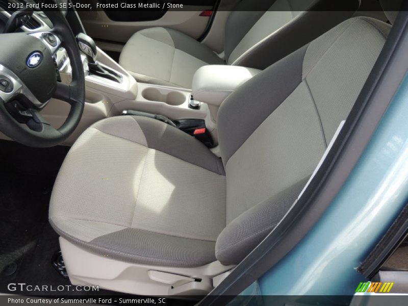Frosted Glass Metallic / Stone 2012 Ford Focus SE 5-Door