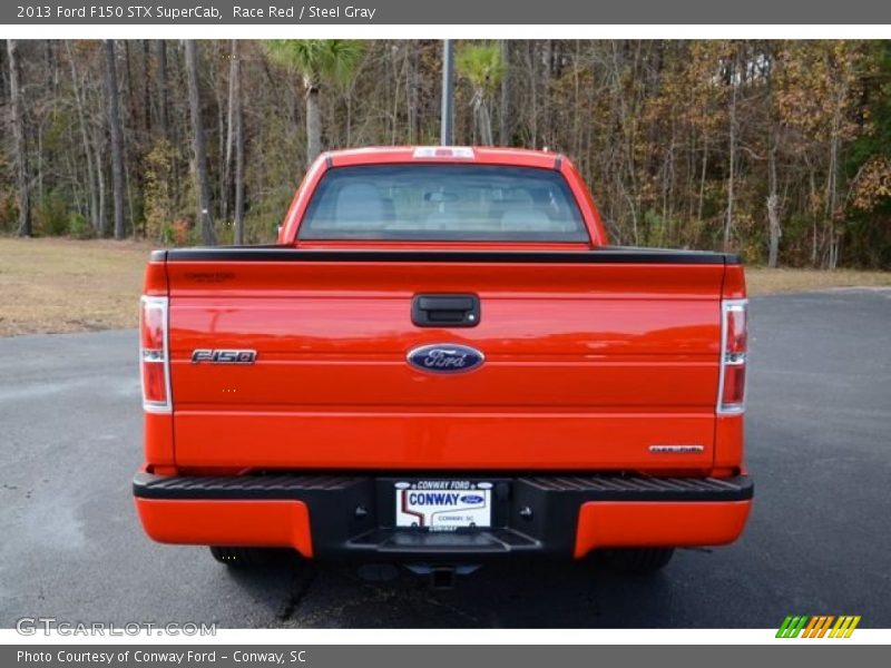 Race Red / Steel Gray 2013 Ford F150 STX SuperCab