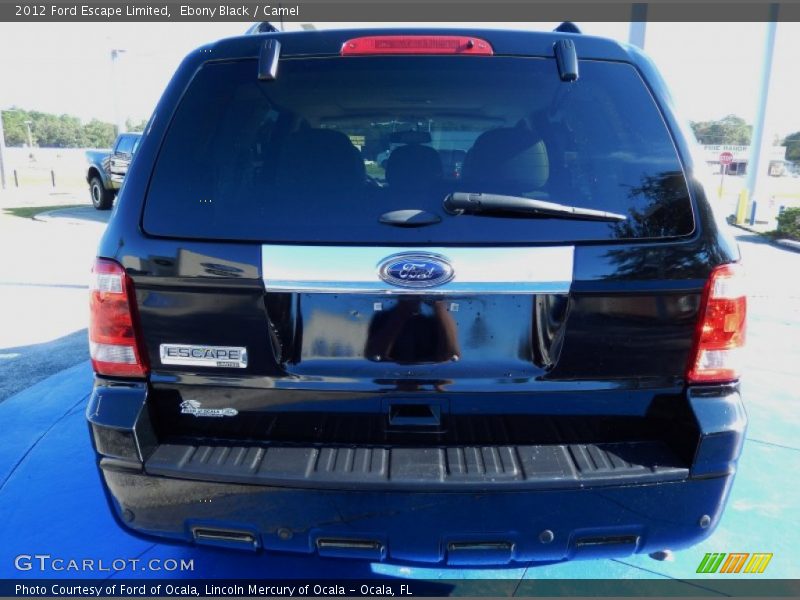 Ebony Black / Camel 2012 Ford Escape Limited
