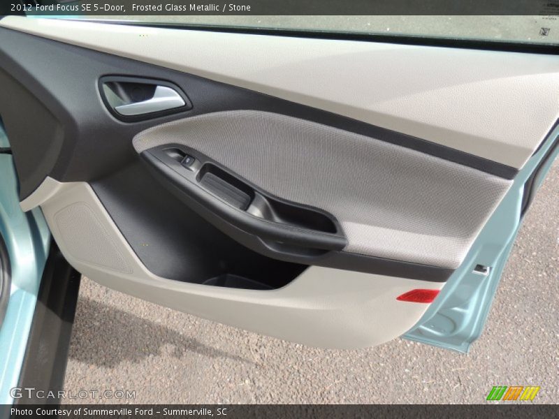 Frosted Glass Metallic / Stone 2012 Ford Focus SE 5-Door