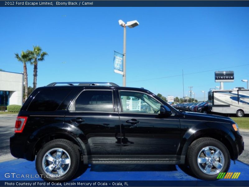 Ebony Black / Camel 2012 Ford Escape Limited