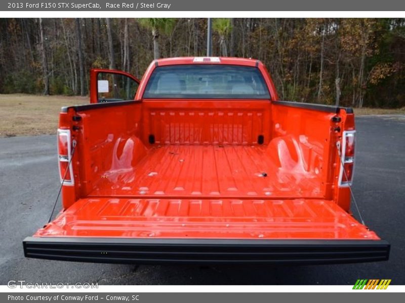 Race Red / Steel Gray 2013 Ford F150 STX SuperCab