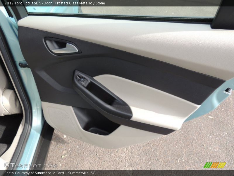 Frosted Glass Metallic / Stone 2012 Ford Focus SE 5-Door