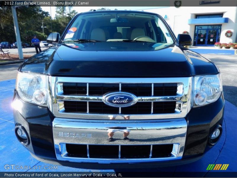 Ebony Black / Camel 2012 Ford Escape Limited