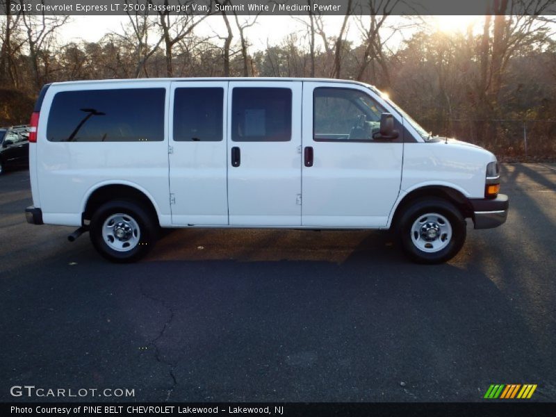 Summit White / Medium Pewter 2013 Chevrolet Express LT 2500 Passenger Van