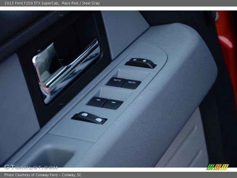 Race Red / Steel Gray 2013 Ford F150 STX SuperCab