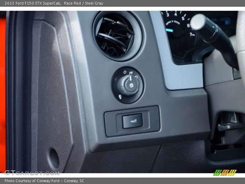 Race Red / Steel Gray 2013 Ford F150 STX SuperCab