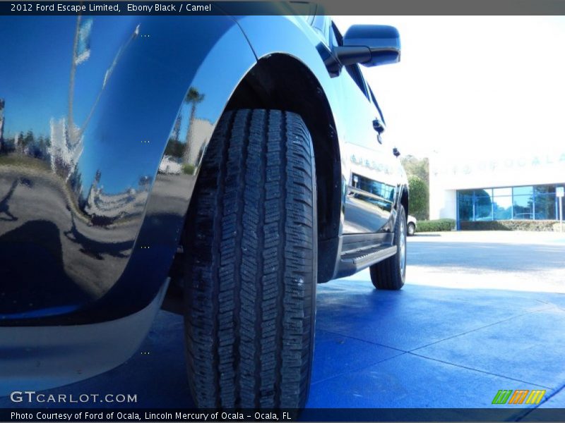 Ebony Black / Camel 2012 Ford Escape Limited