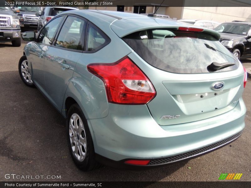 Frosted Glass Metallic / Stone 2012 Ford Focus SE 5-Door