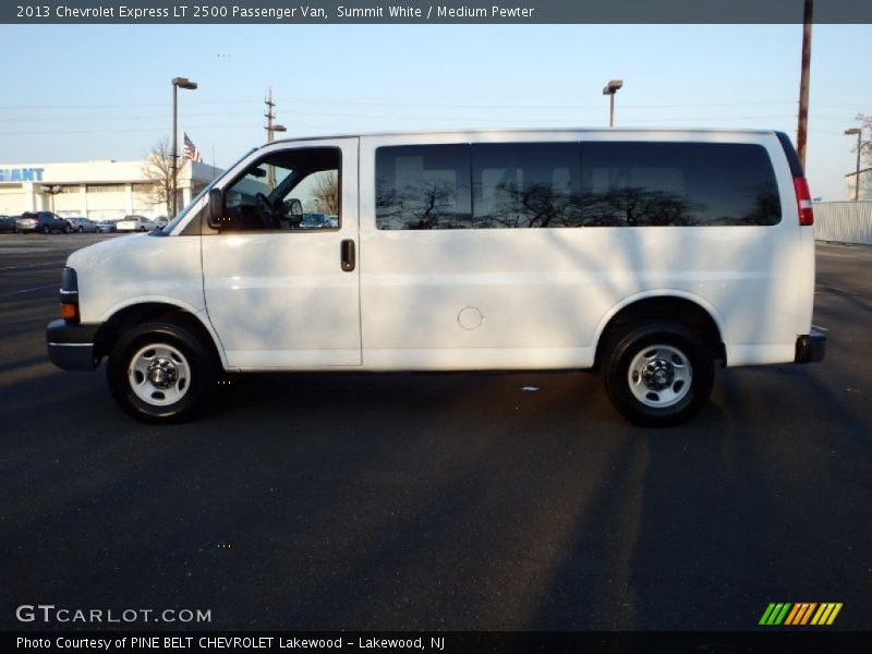 Summit White / Medium Pewter 2013 Chevrolet Express LT 2500 Passenger Van