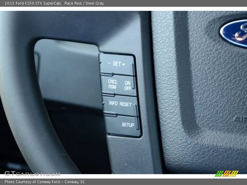 Race Red / Steel Gray 2013 Ford F150 STX SuperCab
