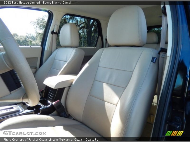 Ebony Black / Camel 2012 Ford Escape Limited