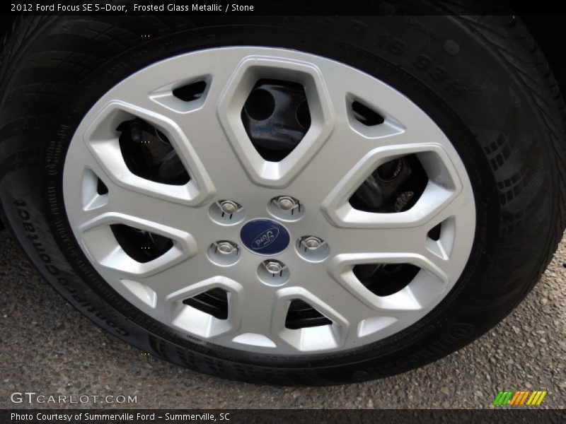 Frosted Glass Metallic / Stone 2012 Ford Focus SE 5-Door